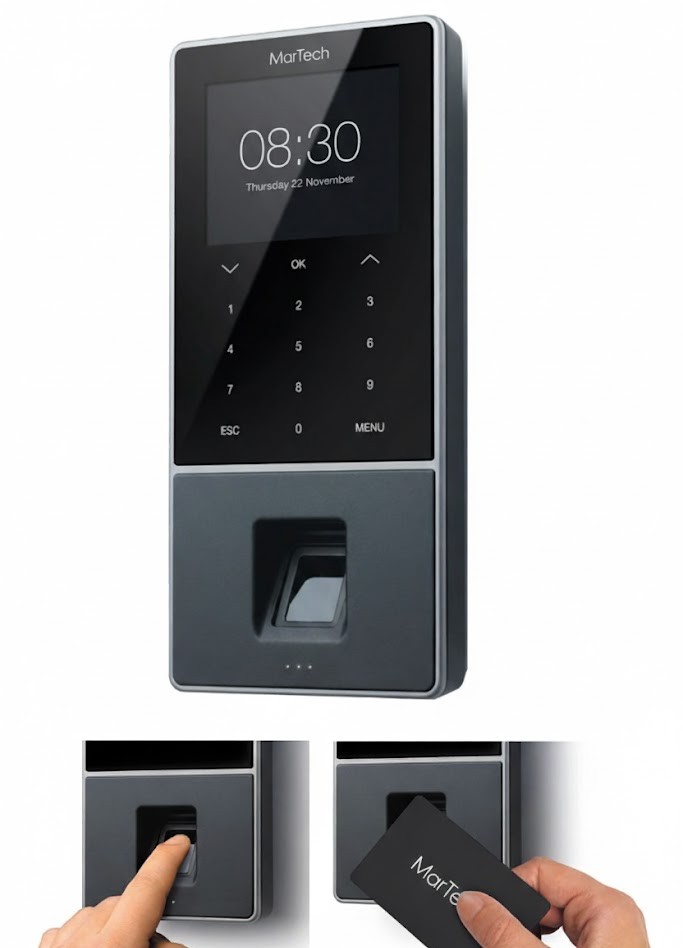 Interface simple d'une pointeuse