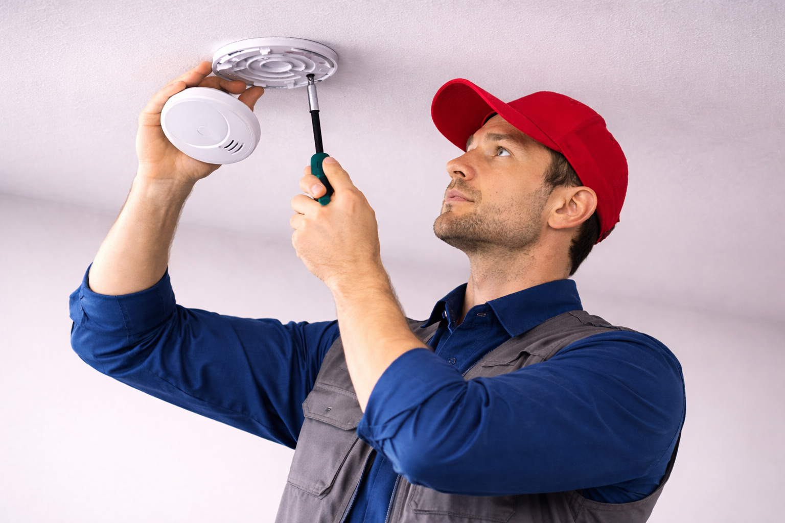 Installation détecteur incendie