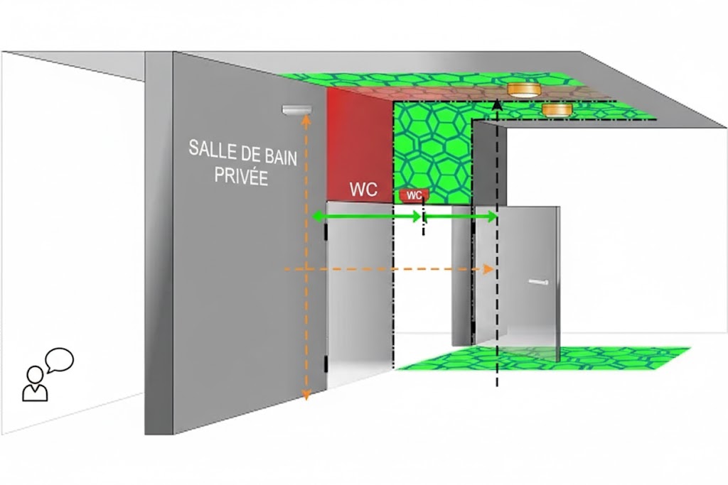 Placement détecteur dans une maison